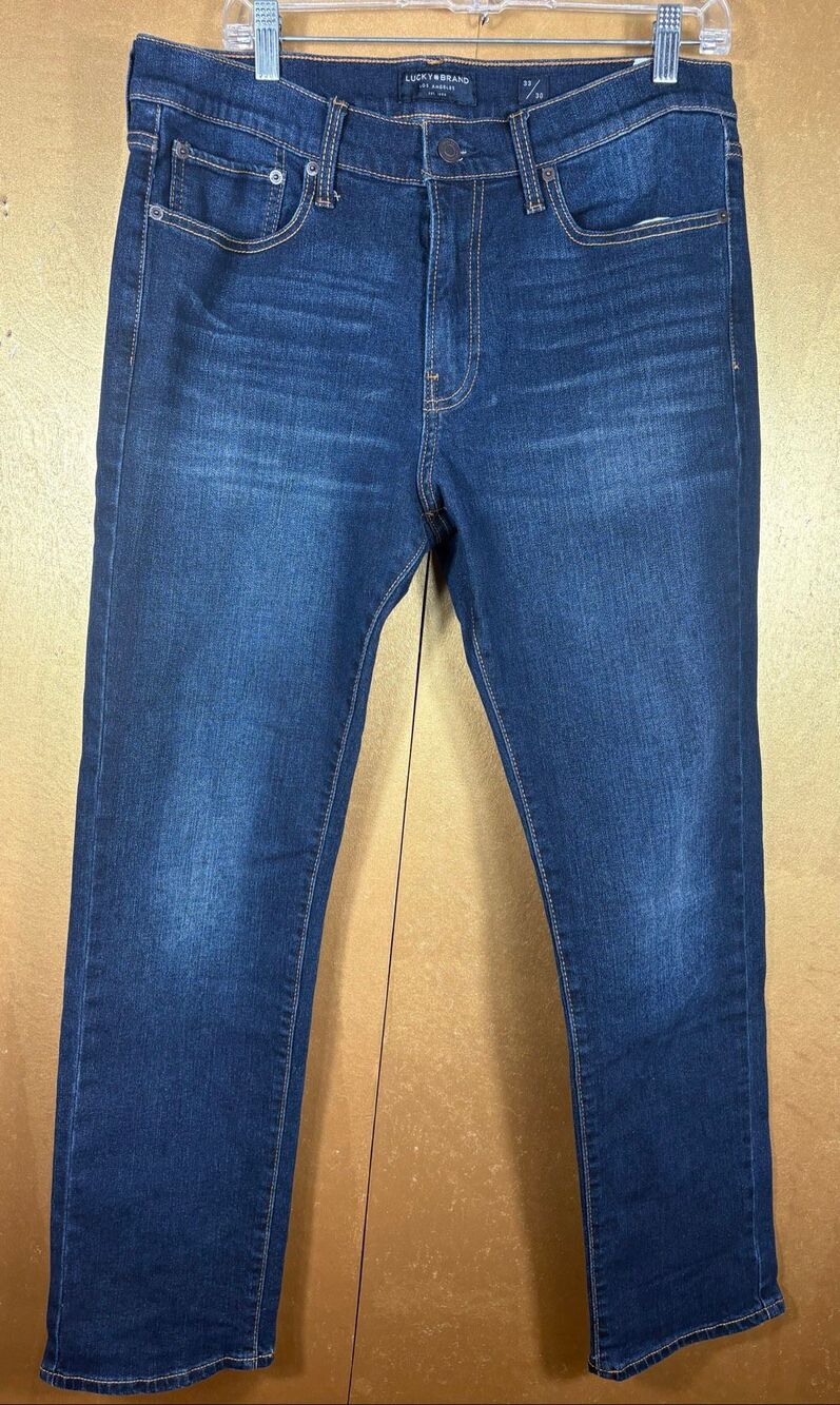 Lucky Brand mens 410 athletic slim denim jeans size 33/30